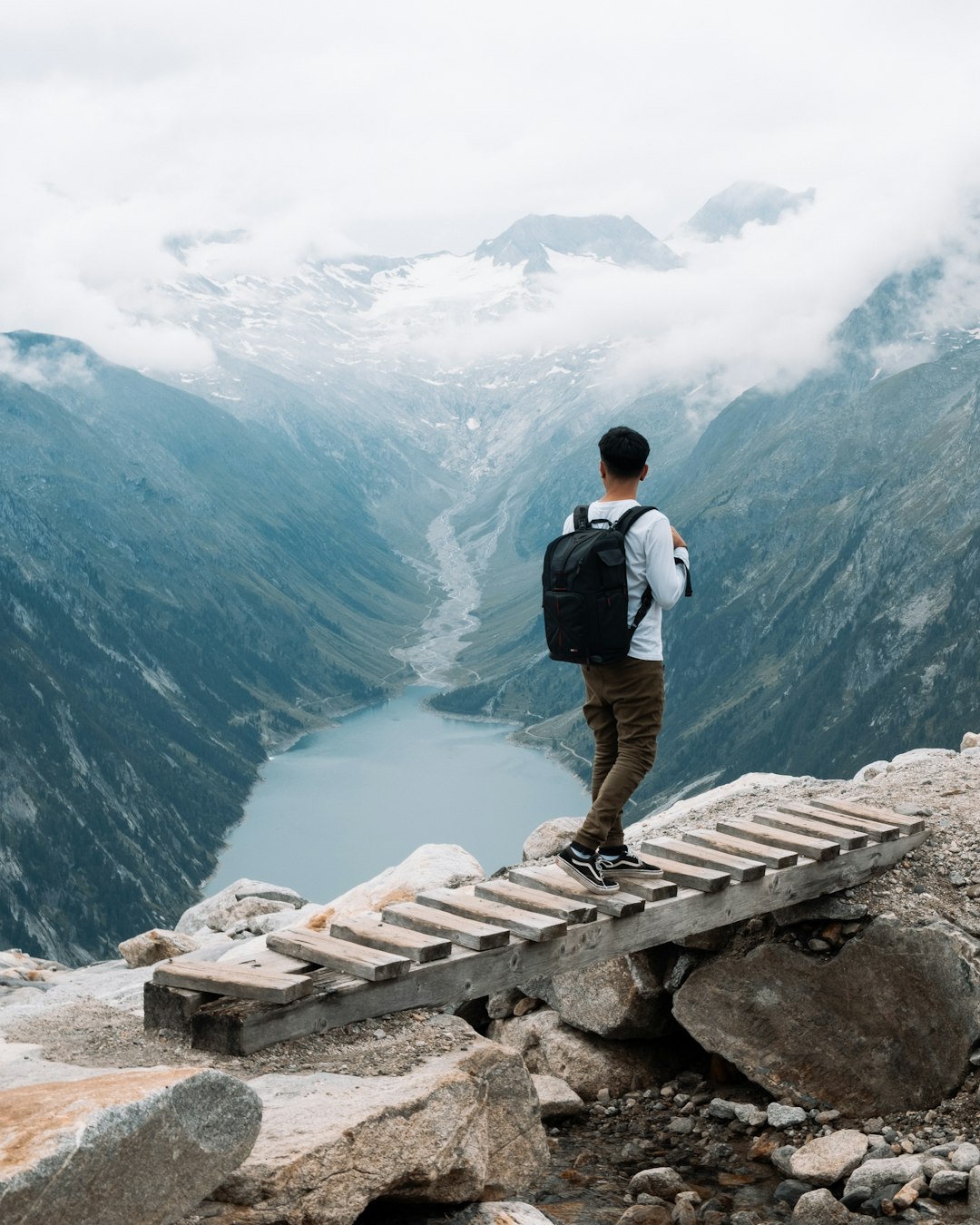 Hiking in the Austrian alps